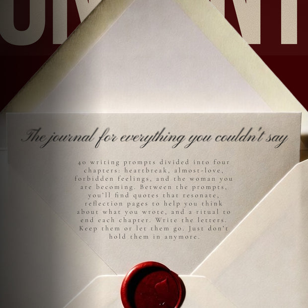 UNSENT – The Journal for Everything You Couldn't Say