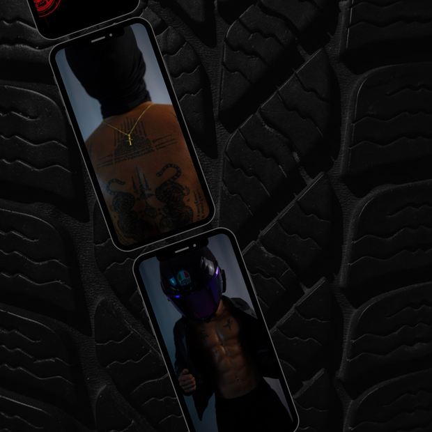RIDEANDRIPPED WALLPAPER SET